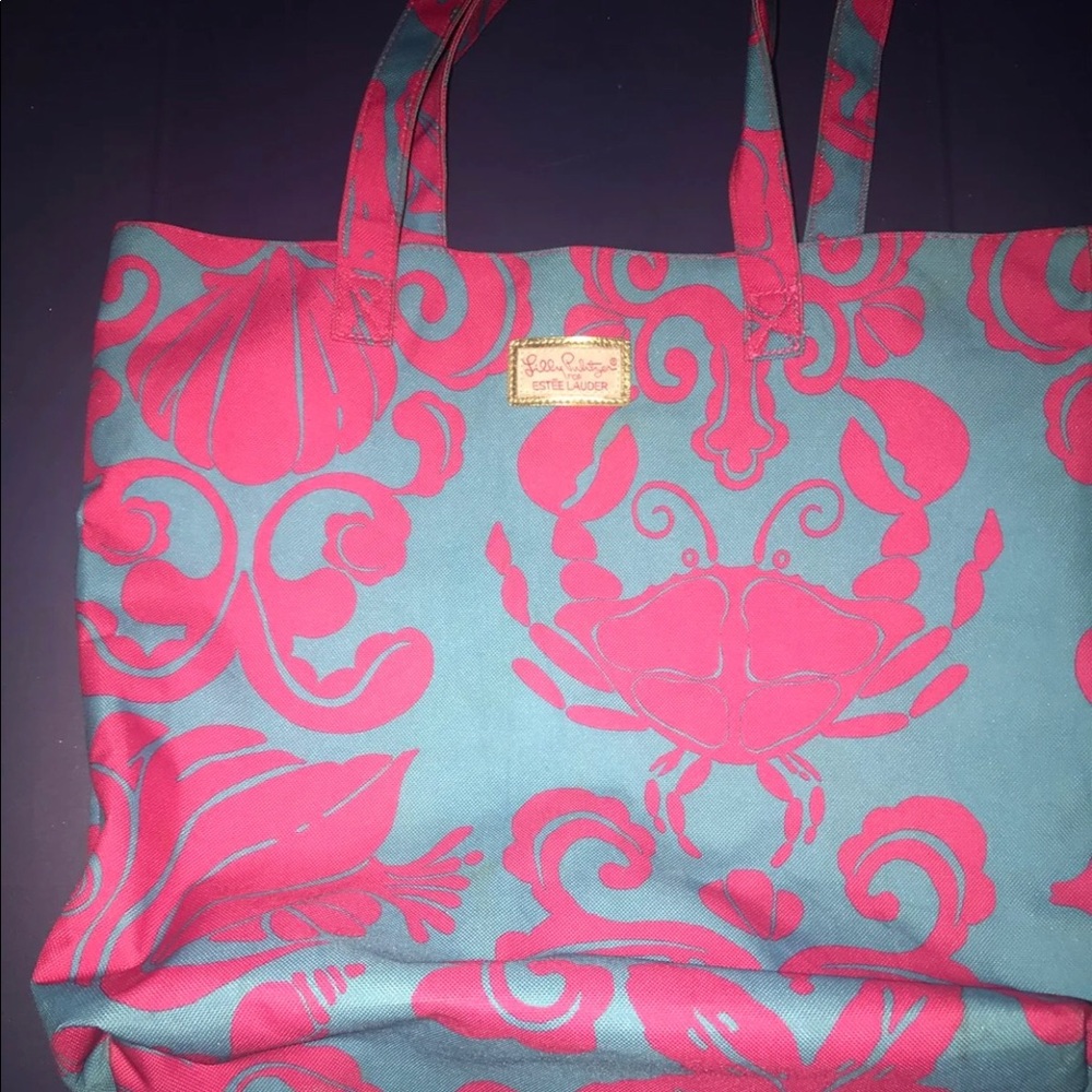 Estée Lauder Lilly Pulitzer tote